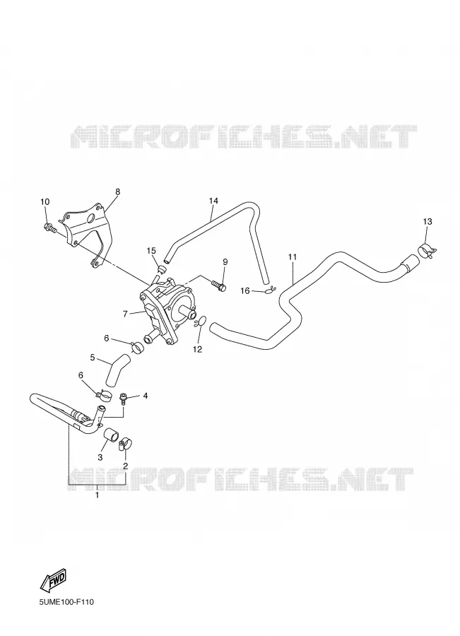 SYSTÈME D'ADMISSION D'AIR AIS Yamaha MOTO 250 2007 WRF  WR250FW