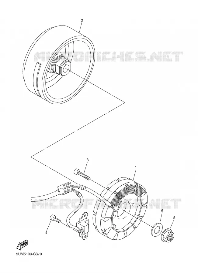 ALLUMAGE Yamaha MOTO 250 2007 WRF  WR250FW