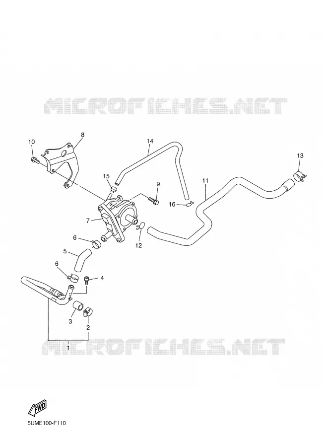 SYSTÈME D'ADMISSION D'AIR AIS Yamaha MOTO 250 2007 WRF  WR250FW