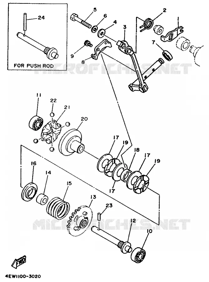 VALVE D'ECHAPPEMENT Yamaha MOTO 250 1997 WRZ  WR250Z