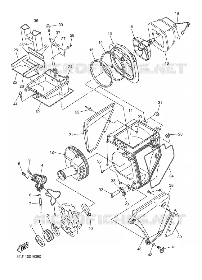 ADMISSION Yamaha MOTO 450 2003 WRF  WR450F