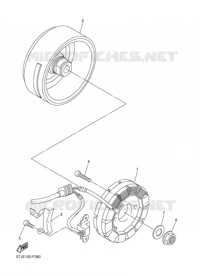 ALLUMAGE Yamaha MOTO 450 2008 WRF  WR450F