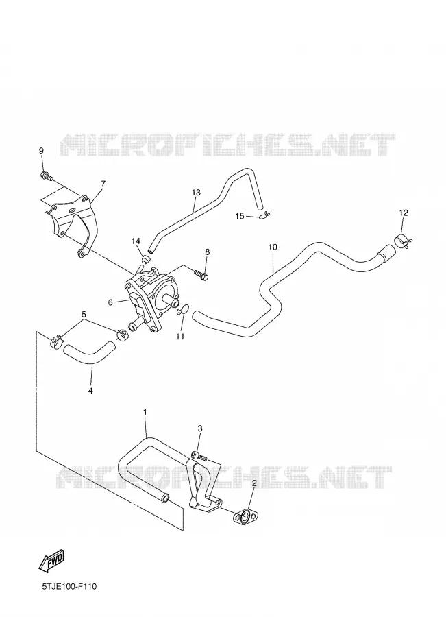 SYSTÈME D'ADMISSION D'AIR AIS Yamaha MOTO 450 2009 WRF  WR450FY