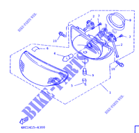 PHARE  pour Yamaha XC125 de 1995