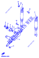BRAS OSCILLANT / AMORTISSEUR pour Yamaha XC125 de 1998