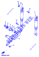 BRAS OSCILLANT / AMORTISSEUR pour Yamaha XC125 de 1998