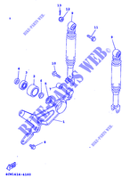 BRAS OSCILLANT / AMORTISSEUR pour Yamaha XC125 de 1999