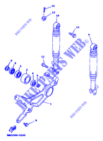 BRAS OSCILLANT / AMORTISSEUR pour Yamaha XC125 de 2000