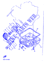 FILTRE A HUILE pour Yamaha XJ600 de 1989