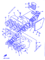 ADMISSION pour Yamaha XJ600 de 1990