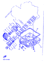 FILTRE A HUILE pour Yamaha XJ600H (53KW) de 1989