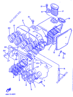 ADMISSION pour Yamaha XJ600H (53KW) de 1990