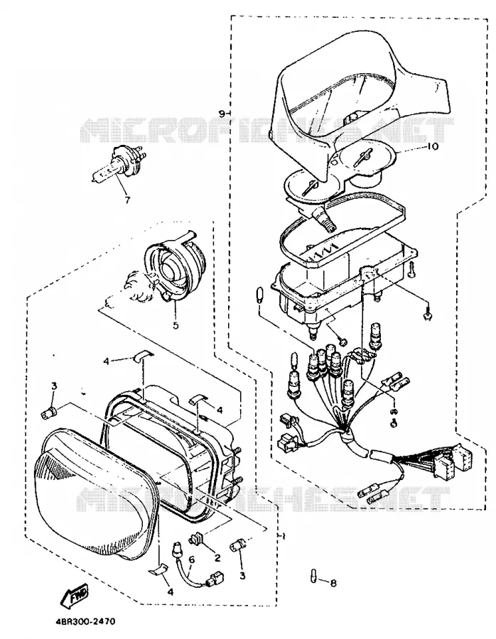 ALTERNATIVE ELECTRIQUE Yamaha MOTO 600 1992 XJS DIVERSION  XJ600S
