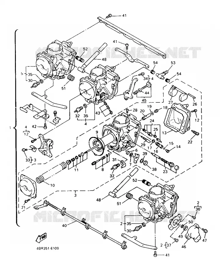 CARBURATEUR Yamaha MOTO 600 1999 XJS DIVERSION  XJ600S