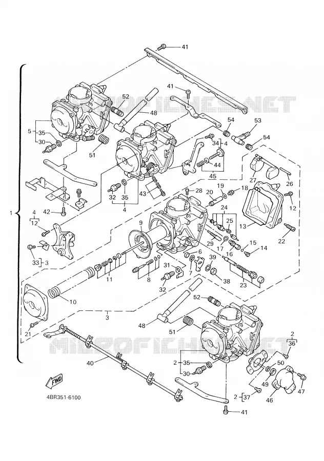 CARBURATEUR Yamaha MOTO 600 2001 XJS DIVERSION  XJ600S
