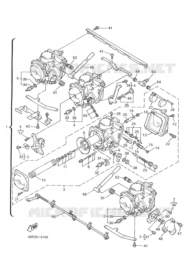 CARBURATEUR Yamaha MOTO 600 2002 XJS DIVERSION  XJ600S