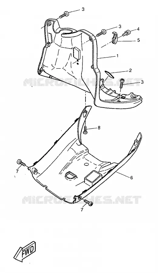 PROTEGE JAMBES Yamaha SCOOTER 50 1998 NEXT GENERATION  CW50RS
