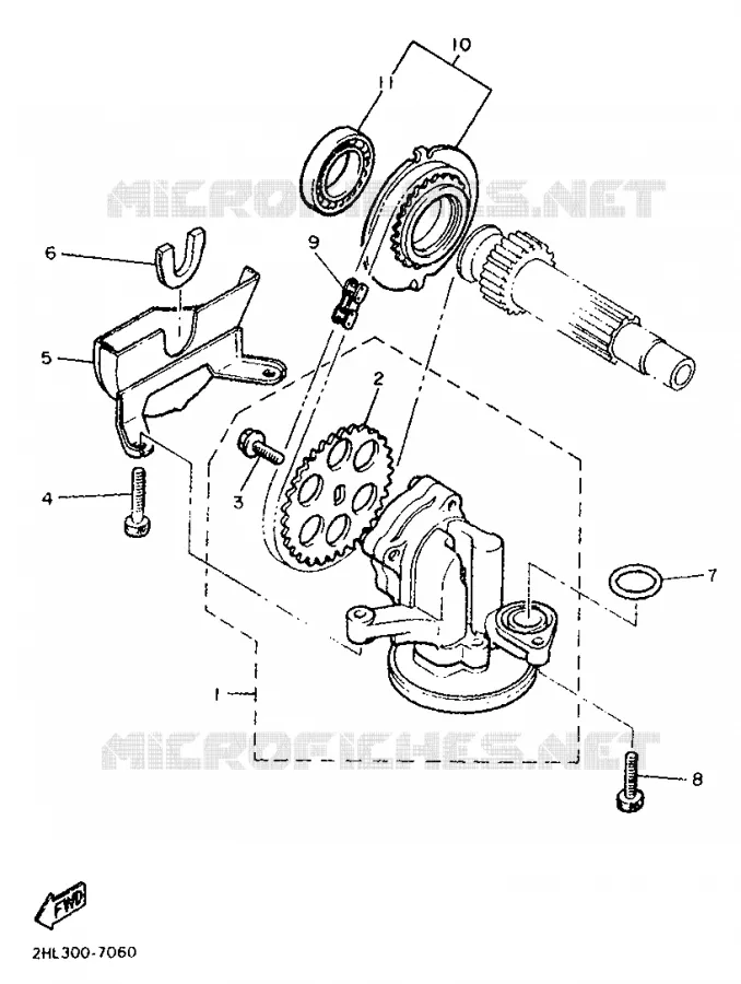 POMPE A HUILE Yamaha MOTO 900 1992 XJ  XJ900F