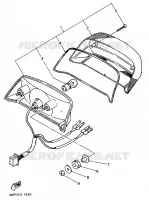FEU ARRIERE pour Yamaha XJS 900 DIVERSION de 1998