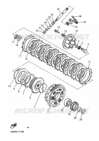 EMBRAYAGE DE DEMARREUR pour Yamaha XJS 900 DIVERSION de 1998