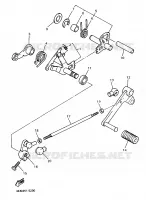 AXE DE SELECTEUR / PEDALE pour Yamaha XJS 900 DIVERSION de 1998