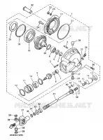 CARDAN / COUPLE CONIQUE pour Yamaha XJS 900 DIVERSION de 1998