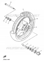 ROUE AVANT pour Yamaha XJS 900 DIVERSION de 1998