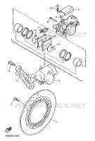 ETRIER DE FREIN ARRIERE pour Yamaha XJS 900 DIVERSION de 1998