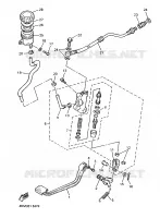 MAITRE CYLINDRE DE FREIN ARRIERE pour Yamaha XJS 900 DIVERSION de 1998