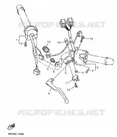 COMMODO / LEVIER pour Yamaha XJS 900 DIVERSION de 1998
