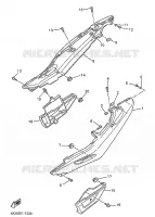 COUVERCLE LATERAL pour Yamaha XJS 900 DIVERSION de 1998