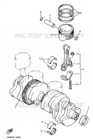 VILEBREQUIN / PISTON pour Yamaha XJS 900 DIVERSION de 1998