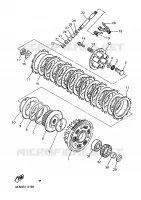 EMBRAYAGE DE DEMARREUR pour Yamaha XJS 900 DIVERSION de 1998