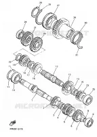 TRANSMISSION pour Yamaha XJS 900 DIVERSION de 1998