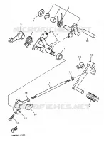 AXE DE SELECTEUR / PEDALE pour Yamaha XJS 900 DIVERSION de 1998