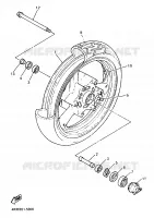 ROUE AVANT pour Yamaha XJS 900 DIVERSION de 1998
