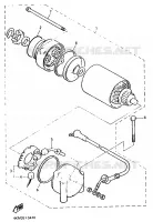 DEMARREUR pour Yamaha XJS 900 DIVERSION de 1998