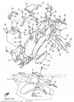 GARDE BOUE pour Yamaha XJS 900 DIVERSION de 1998