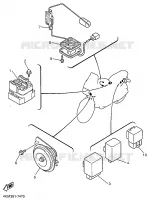 PARTIE ELECTRIQUE 1 pour Yamaha XJS 900 DIVERSION de 1998
