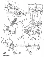 SUPPORT / REPOSE PIEDS pour Yamaha XJS 900 DIVERSION de 1998