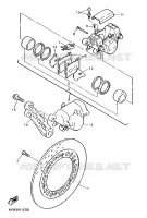 ETRIER DE FREIN ARRIERE pour Yamaha XJS 900 DIVERSION de 1998