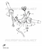 COMMODO / LEVIER pour Yamaha XJS 900 DIVERSION de 1998