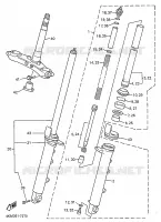 FOURCHE pour Yamaha XJS 900 DIVERSION de 1998
