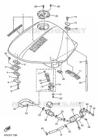 RESERVOIR A ESSENCE pour Yamaha XJS 900 DIVERSION de 1998