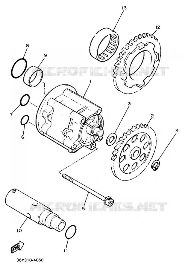 POMPE A HUILE Yamaha MOTO 1200 1996 XJR  XJR1200