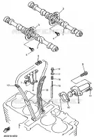 ARBRE A CAMES / CHAINE DE DISTRIBUTION pour Yamaha XJR1200SP de 1997