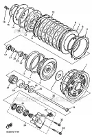 EMBRAYAGE DE DEMARREUR pour Yamaha XJR1200SP de 1997