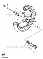 ROUE AVANT pour Yamaha XJR1200SP de 1997