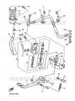 MAITRE CYLINDRE DE FREIN ARRIERE pour Yamaha XJR1200SP de 1997