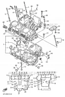 CARTER MOTEUR pour Yamaha XJR1200SP de 1997